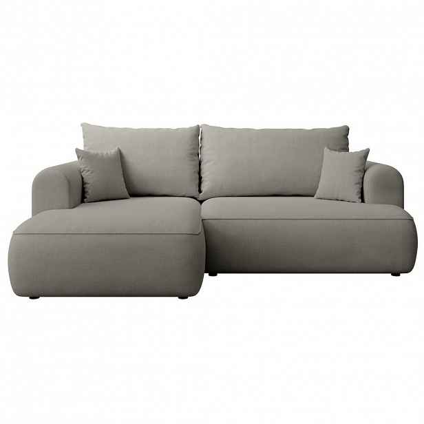 Selsey ROHOVÁ ROZKLÁDACÍ POHOVKA Ovo Mini světle šedá, se žinylkovým potahem Easy Clean