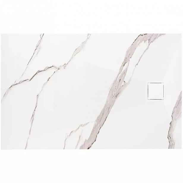 Sprchová vanička obdélníková Magnum Carrara White 80x100x2,5 Rea K7004