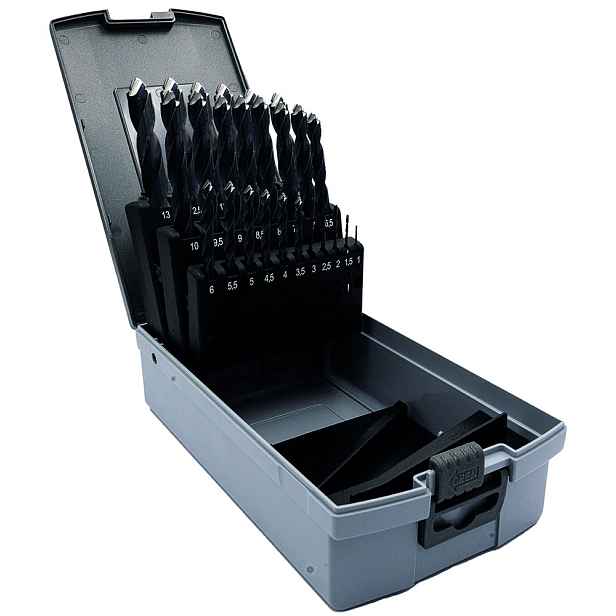 Sada 25 Ks vrtáků Hss do kovu, Metal Head Kp 25, Alpen [0066600025100]