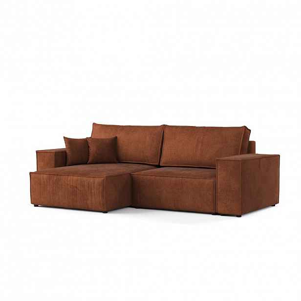 AltaBeds ROHOVÁ SEDAČKA CAVO, textil, Měděná