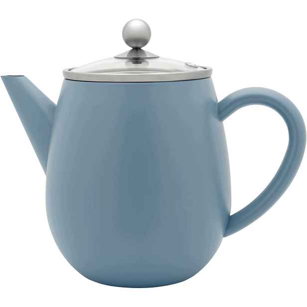 Bredemeijer Eva Čajová konvice, modrá, objem: 1,10 litru, výška: 195 mm