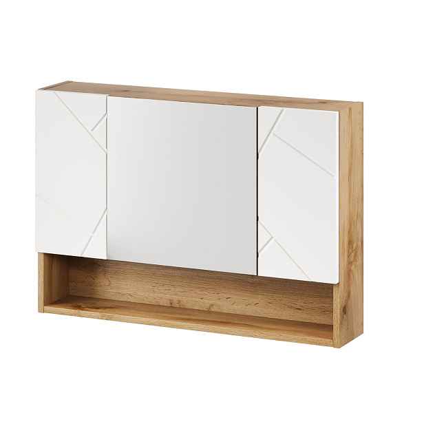 Szynaka Zrcadlová skříňka MAZI WHITE 58 | 80 cm