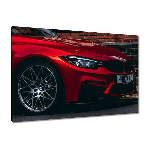 Obrazy 90x60 Červené Bmw Auto
