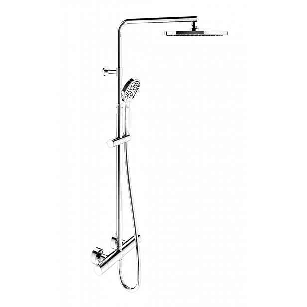 Keuco Plan blue - Sprchový set s termostatem, průměr 25 cm, 3 proudy, chrom 53926012321