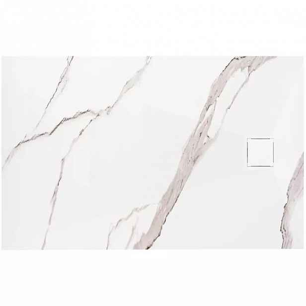 Sprchová vanička obdélníková Magnum Carrara White 90x120x2,5 Rea K7006