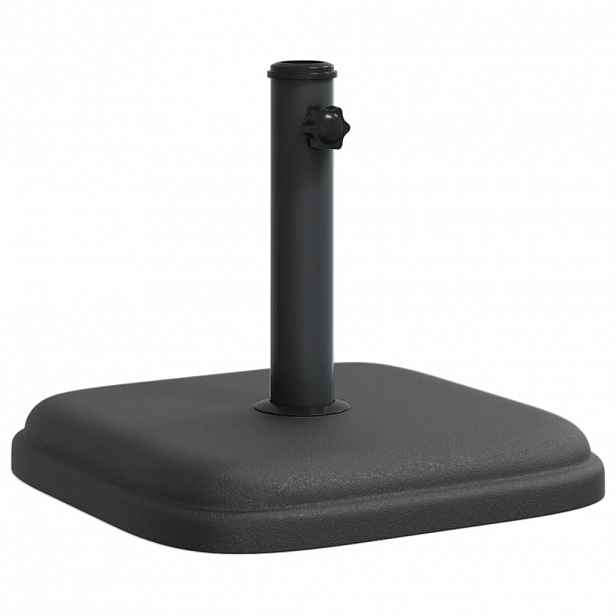 vidaXL Stojan na slunečník pro tyč Ø 32 / 35 / 38 mm 11 kg čtvercový