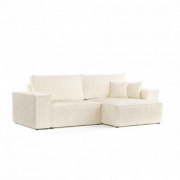 AltaBeds ROHOVÁ SEDAČKA CAVO, textil, Krémová