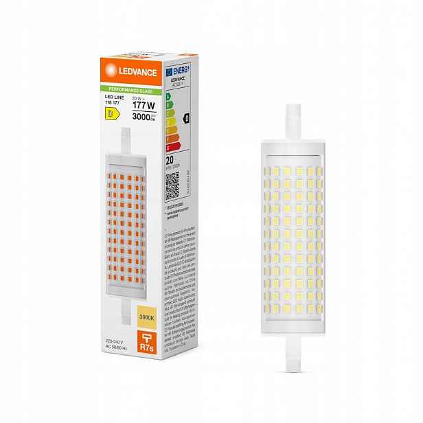 Led žárovka R7s 20W 177W 3000lm 3000K Teplá 300° Ledvance