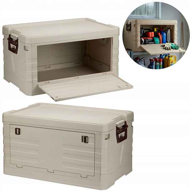 Skládací kempinkový turistický úložný box 55l 53x35x29 Cm