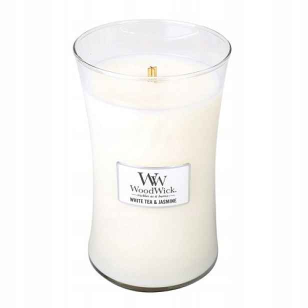 WoodWick velká svíčka White Tea & Jasmine 609.5 g