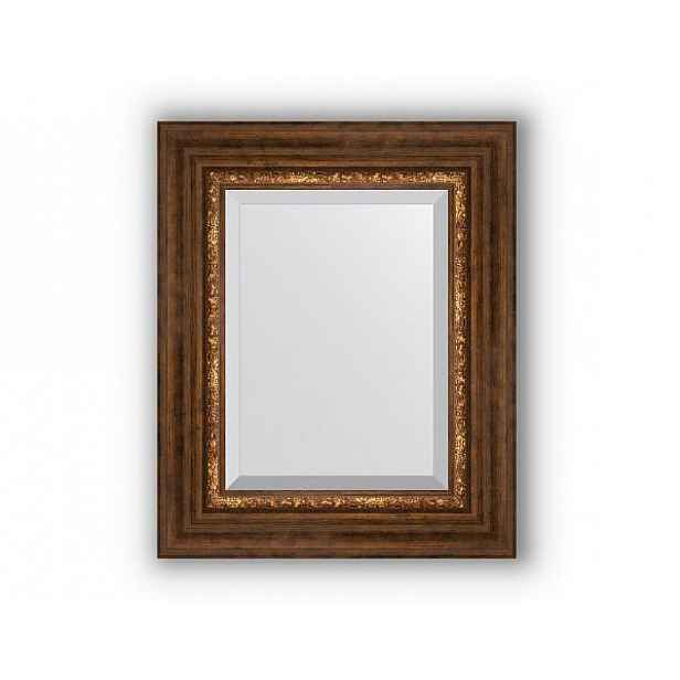 Zrcadlo s fazetou v rámu, římský bronz BY 3361 46x56 cm