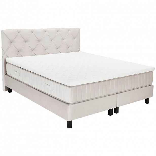 Esposa POSTEL BOXSPRING, 180/200 cm, béžová