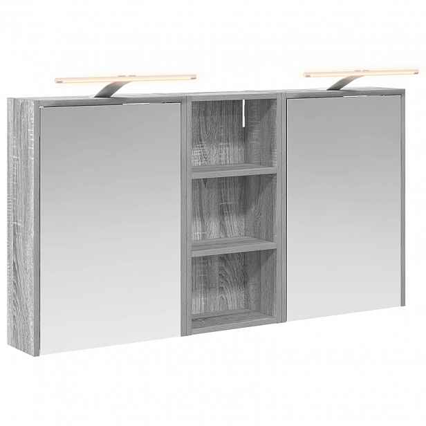 vidaXL Sada koupelnových skříněk 3 ks 116 x 16 x 62,5 cm