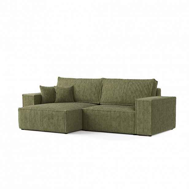 AltaBeds ROHOVÁ SEDAČKA CAVO, textil, Zelená