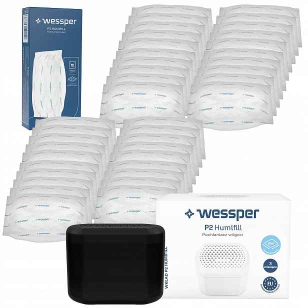 Pohlcovač vlhkosti, odvlhčovač vzduchu Wessper 40x vložka do pohlcovače