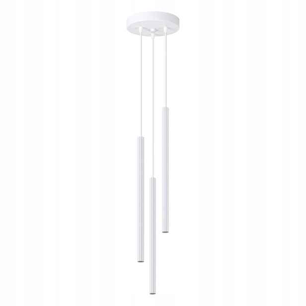 Sollux Závěsná lampa Arche Bílá 3xG9 Moderní Tuba