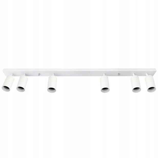 stropní svítidlo Led Na omítku Halogenové svítidlo Pohyblivé 6x GU10 60cm Bílá