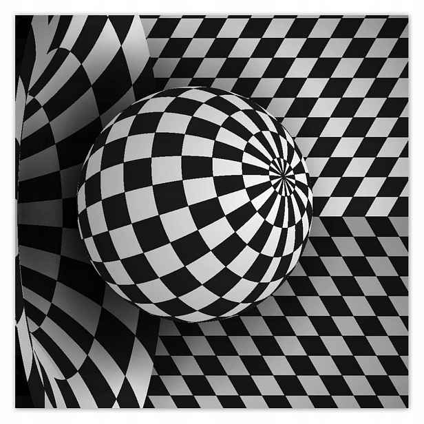 Plakáty 140x140 Abstrackja černobílá
