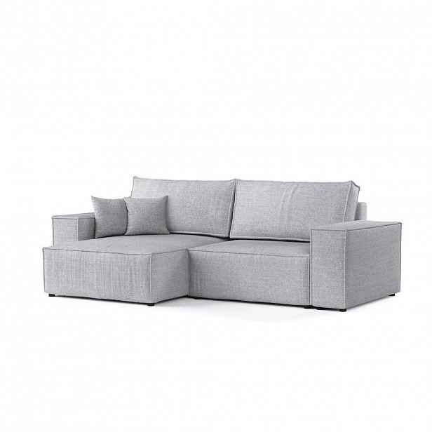 AltaBeds ROHOVÁ SEDAČKA CAVO, textil, Světle šedá