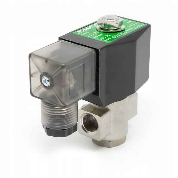 Elektrohydraulický ventil 1/4" No Viton nerezový 230V