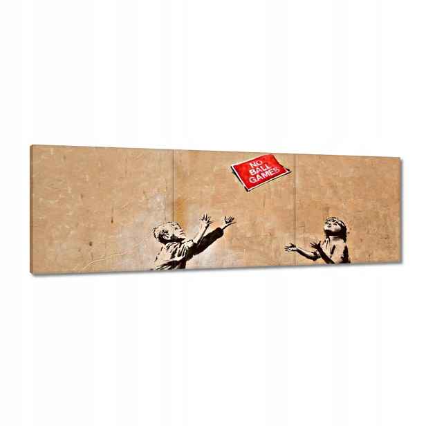Obrazy 120x40 Banksy No Ball Games