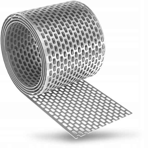 Okapní Mřížka Proti Ptákům Osówka 100MM X 5M Hliníková Ral 9006