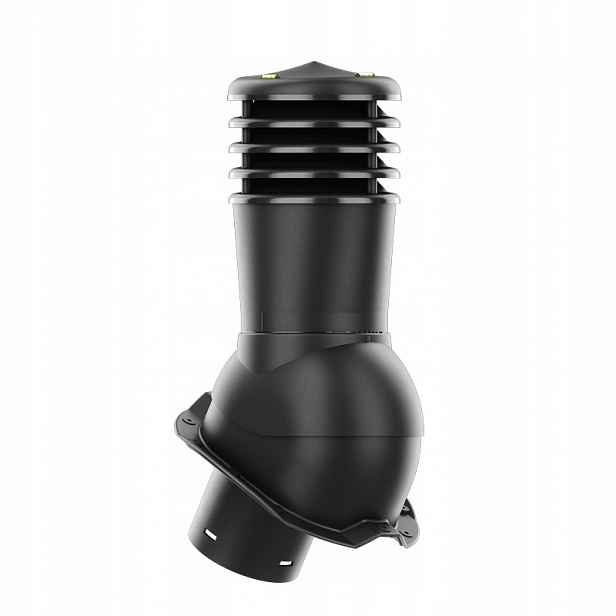 Větrací komín Smartline profil T18 fi 150 mm, nezateplený, černý