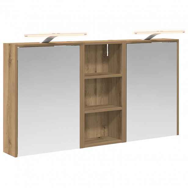 vidaXL Sada koupelnových skříněk 3 ks 116 x 16 x 62,5 cm