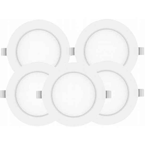 5x Led zapuštěný panel 3W Objímka 3000K pro závěsný strop pro M-System