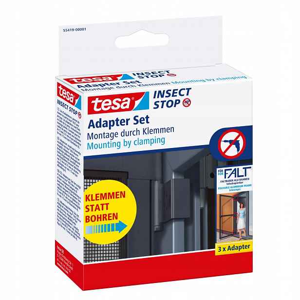 tesa Insect Stop sada adaptérů pro montáž dveří bez vrtání