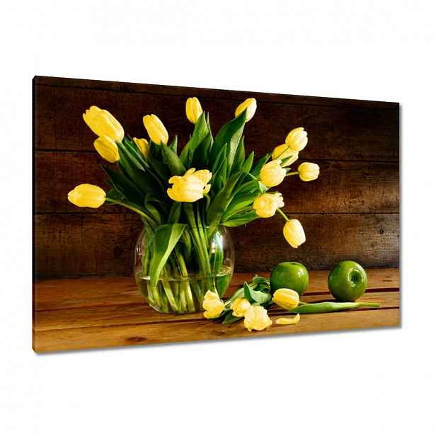 Obrazy 120x80 Žluté tulipány