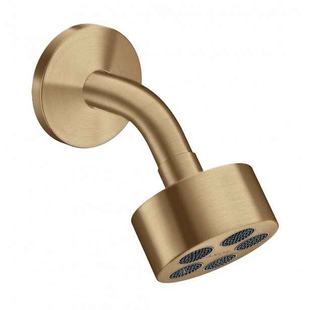 Axor One - Hlavová sprcha, průměr 7 cm, EcoSmart, kartáčovaný bronz 48490140