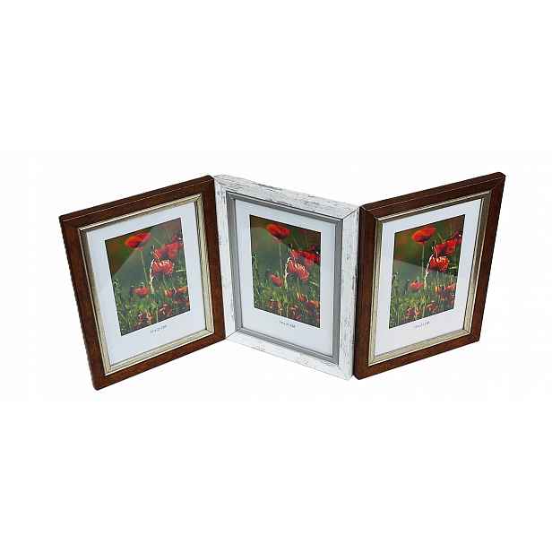 Galerie multirama Flash fotografie 15x21 cm Trojitá vertikální/vertikální/vertikální Br/bi/br