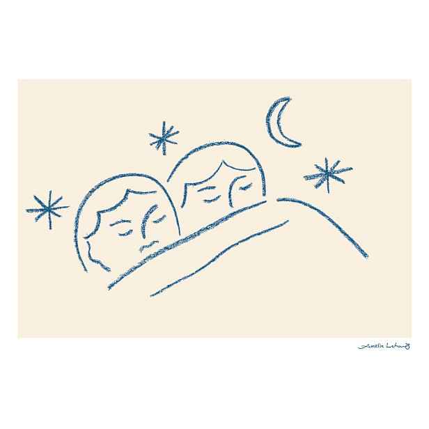 Plakát 40x30 cm Slumber – Amélie Lehoux – The Poster Club
