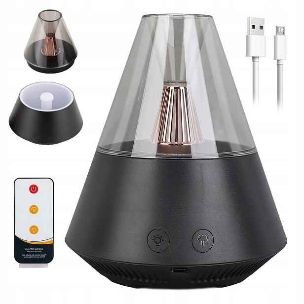 Pokročilý Zvlhčovač Pro Aromaterapeutické Stroje S Led Osvětlením A Dálkovým Ovládáním