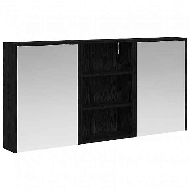 vidaXL Sada koupelnových skříněk 3 ks 126 x 16 x 62,5 cm