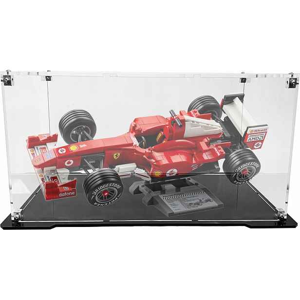 Vitrína s černým podstavcem pro sadu Lego 11375 Icons Ferrari F2004