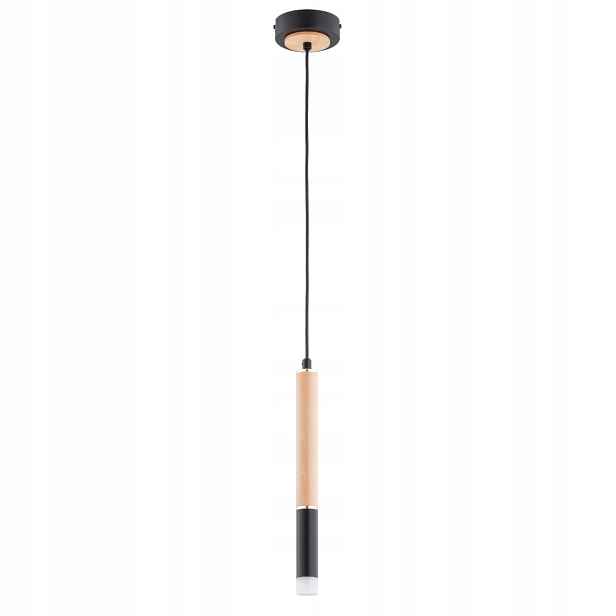 Alfa Závěsná lampa Rodeo Tuba 85 cm Dřevo Kov 1xG9 10W IP20