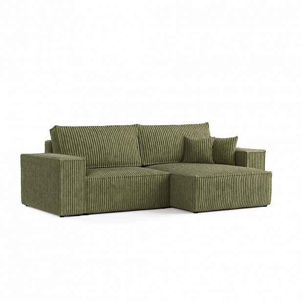AltaBeds ROHOVÁ SEDAČKA CAVO, textil, Zelená