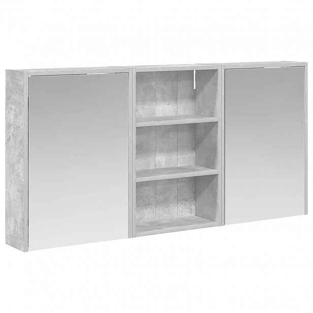 vidaXL Sada koupelnových skříněk 3 ks 126 x 16 x 62,5 cm