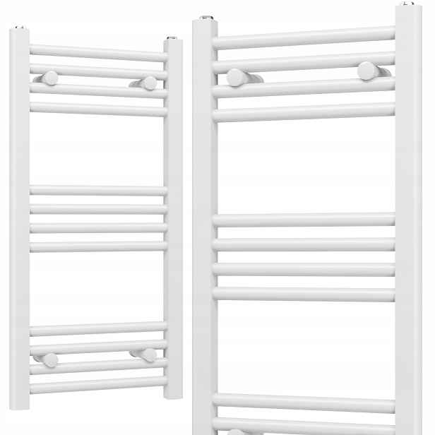 Koupelnový Radiátor Žebřík 400 x 800 273W 12-ŽEBEREK Bílý Slim 40x80cm