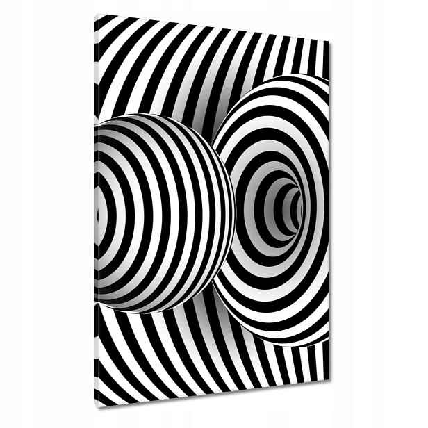 Obrazy 70x100 Abstrackja černobílá