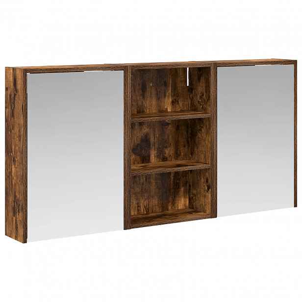 vidaXL Sada koupelnových skříněk 3 ks 126 x 16 x 62,5 cm