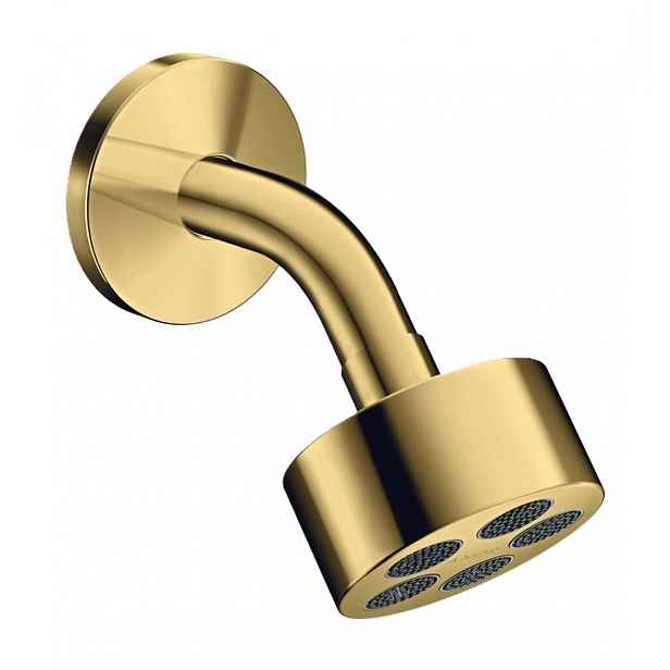 Axor One - Hlavová sprcha, průměr 7 cm, EcoSmart, leštěný vzhled zlata 48490990