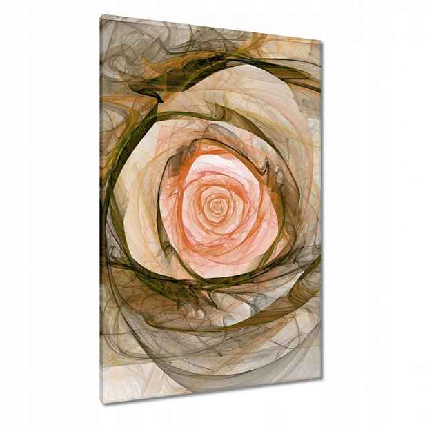 Obrazy 80x120 Abstraktní růžový květ