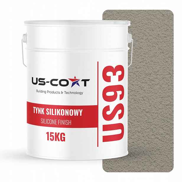 Silikonová Omítka Barva Šedá Teplá F293 15KG Beránek Granulace 2.0 mm