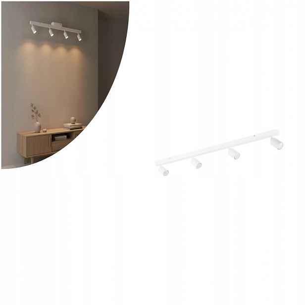 Lampa spotová bílá Nex 4 zdroje moderní akcent Tk Lighting