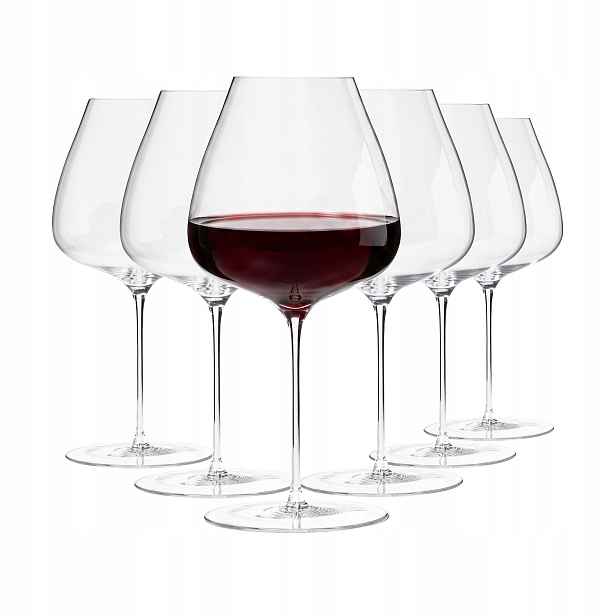 Skleničky na víno lehké červené Krosno Sommelier sada 820 ml 6 ks