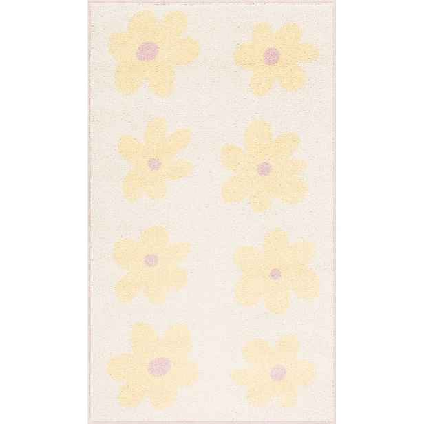 Žlutý/slonovinový dětský koberec 100x170 cm Dazzy Vanilla – FD