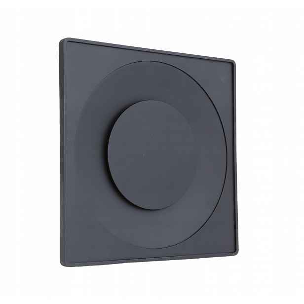 Čtvercový ventilační anemostat Darco 150 mm černý